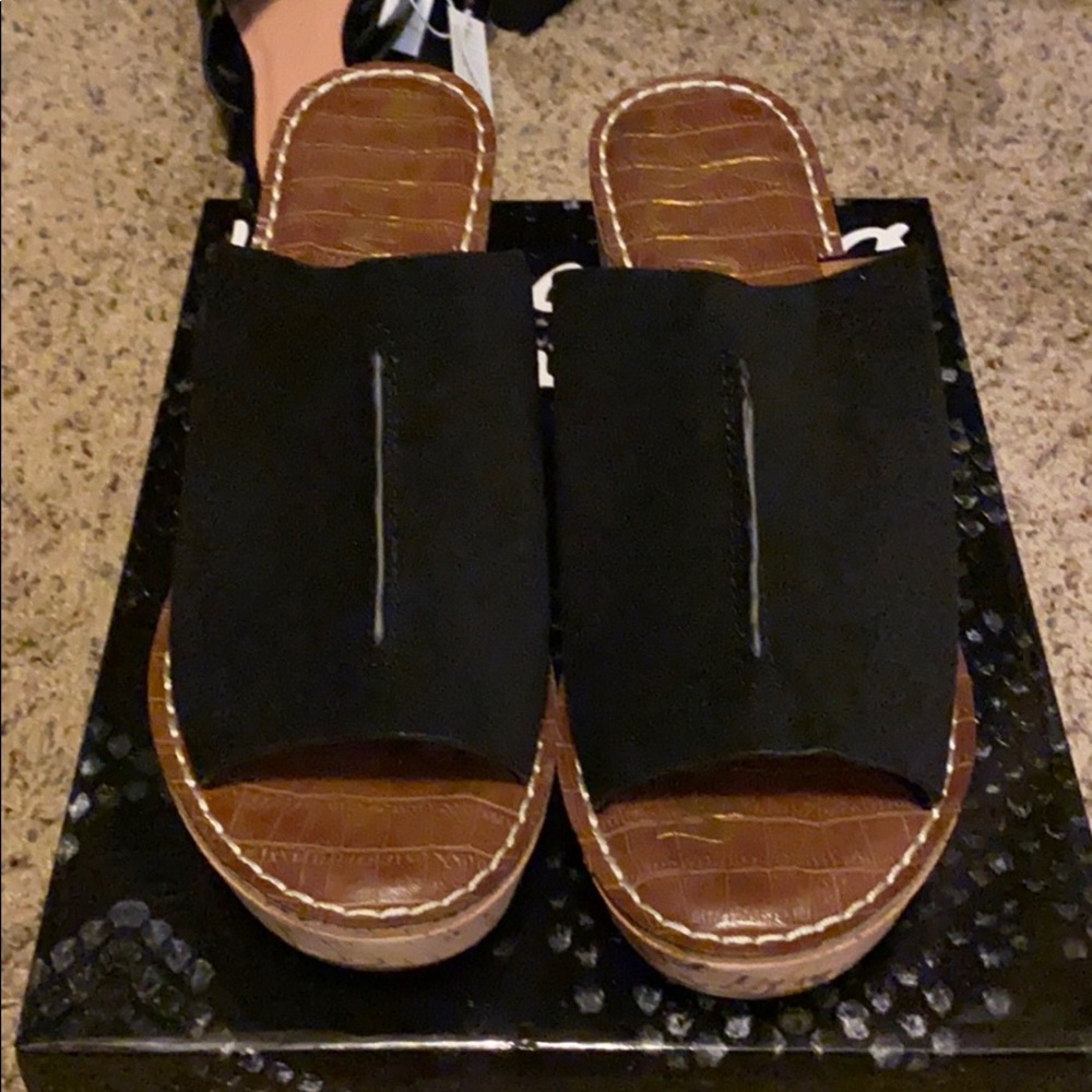 Sam Edelman ranger black suede